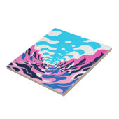 Abstract Dream Wave – Vibrant Surreal Flow Fliese (Seite)