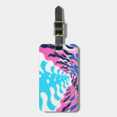 Abstract Dream Wave – Vibrant Surreal Flow Gepäckanhänger (Vorderseite vertikal)