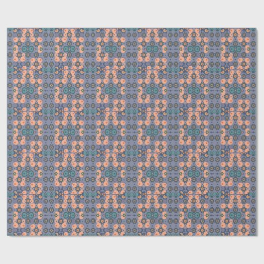Abstract Dream Wave – Vibrant Surreal Flow Geschenkpapier (Flach)