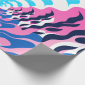 Abstract Dream Wave – Vibrant Surreal Flow Geschenkpapier (Ecke)