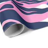 Abstract Dream Wave – Vibrant Surreal Flow Geschenkpapier (Rolleneckpunkt)