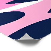 Abstract Dream Wave – Vibrant Surreal Flow Poster (Ecke)