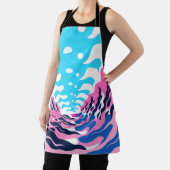 Abstract Dream Wave – Vibrant Surreal Flow Schürze (InSitu)