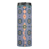 Abstract Dream Wave – Vibrant Surreal Flow Thermosbecher (Rückseite)