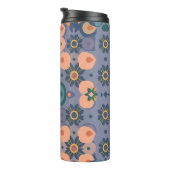 Abstract Dream Wave – Vibrant Surreal Flow Thermosbecher (Nach rechts gedreht)