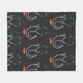 Abstract Dripping Stethoscope – Medical Art Fleecedecke (Vorderseite (Horizontal))