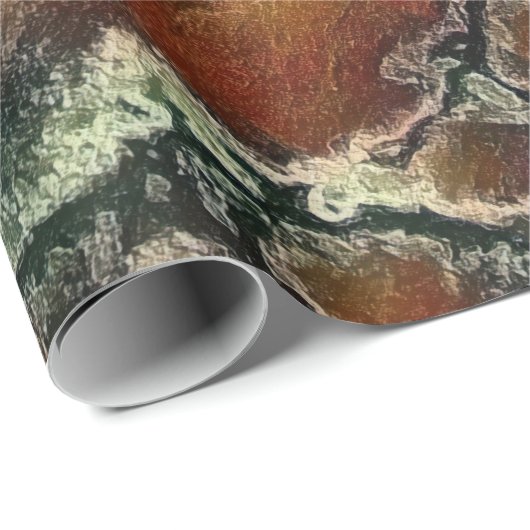 Abstract Earth Tone Pattern Geschenkpapier (Rolleneckpunkt)