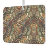 Abstract Earth Tone Swirl Pattern Autolufterfrischer (Links)