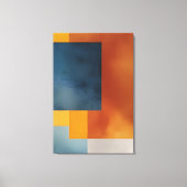 Abstract Earthly Geometry Leinwanddruck (Vorderseite)