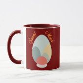 Abstract Easter Egg – Modern Art - caneca Tasse (Links)