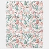 Abstract Easter Eggs Fleecedecke (Vorderseite)