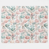 Abstract Easter Eggs Fleecedecke (Vorderseite (Horizontal))