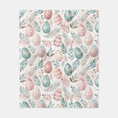 Abstract Easter Eggs Fleecedecke (Vorderseite)