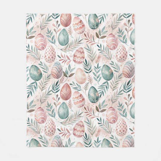 Abstract Easter Eggs  Fleecedecke (Vorderseite)