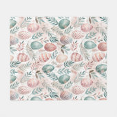Abstract Easter Eggs Fleecedecke (Vorderseite (Horizontal))