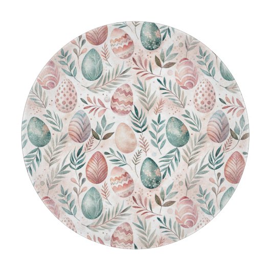 Abstract Easter Eggs Schneidebrett (Vorderseite)
