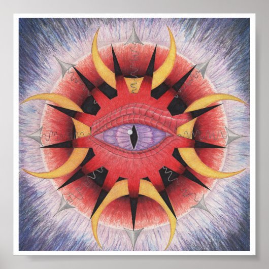 Abstract Eclipse Poster (Vorne)