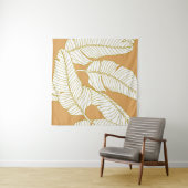 Abstract elegance pattern with floral illustration wandteppich (Beispiel (Horizontal))