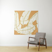 Abstract elegance pattern with floral illustration wandteppich (Beispiel)