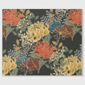 Abstract elegance seamless pattern with floral bac geschenkpapier (Flach)