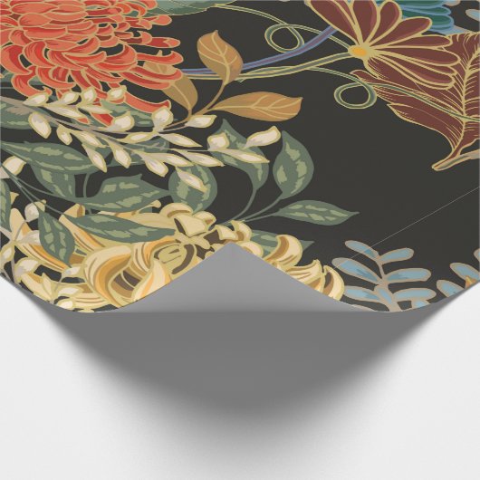 Abstract elegance seamless pattern with floral bac geschenkpapier (Ecke)