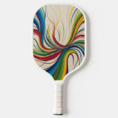 Abstract Energy Burst Pickleball Schläger (Rückseite)