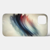Abstract Ethereal Feather Phone Case - Minimalist  (Rückseite (Horizontal))