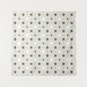 Abstract ethnic geometric patterns design backgrou wandteppich (Vorderseite (Horizontal))