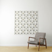Abstract ethnic geometric patterns design backgrou wandteppich (Beispiel (Horizontal))