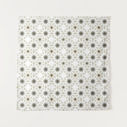 Abstract ethnic geometric patterns design backgrou wandteppich (Vorderseite)