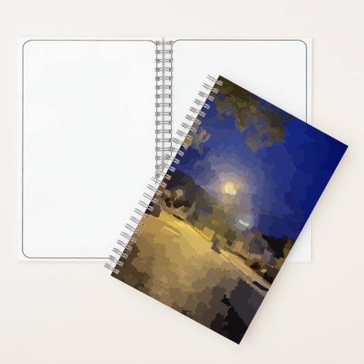 Abstract Evening Sketchbook Notizblock (Innen)