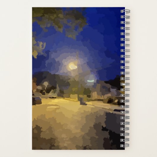 Abstract Evening Sketchbook Notizblock (Rückseite)