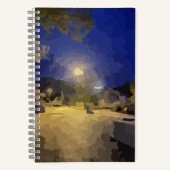 Abstract Evening Sketchbook Notizblock (Vorderseite)