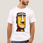 Abstract Expressionist Face | Modern Symbolic T-Shirt (Vorderseite)