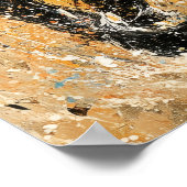 Abstract Expressionist Horse Painting Dynamic Poster (Ecke)