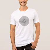 Abstract Eye Symbol Men’s T-Shirt – Minimalist Art Tri-Blend Shirt (Vorderseite)