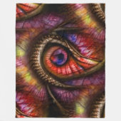 Abstract eyes in reds and purples fleecedecke (Vorderseite)
