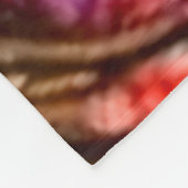 Abstract eyes in reds and purples fleecedecke (Ecke)