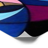 Abstract Faces and Instruments Poster (Ecke)