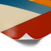 Abstract Faces Art Print, Dual Portrait, Abstract Poster (Ecke)