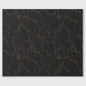 Abstract Faces Line Art Wrapping Paper Geschenkpapier (Flach)