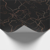 Abstract Faces Line Art Wrapping Paper Geschenkpapier (Ecke)