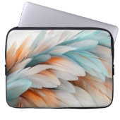 Abstract Feather Flow – Soft Elegance Laptopschutzhülle (Vorderseite)