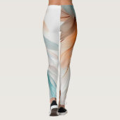 Abstract Feather Flow – Soft Elegance Leggings (Rückseite)