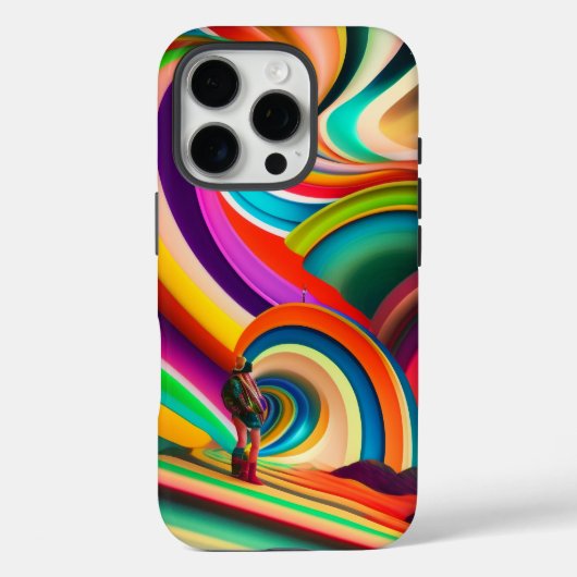Abstract Festival-Inspired – Bonnaroo Modern Art Case-Mate iPhone Hülle (Rückseite)