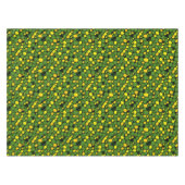 Abstract Festive Green Yellow Black Corn Peas Tischdecke (Vorderseite (Horizontal))