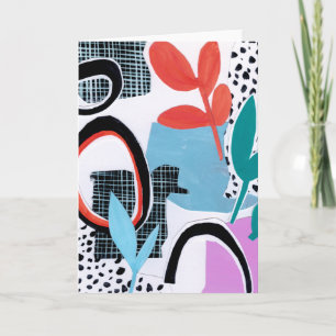 Abstract Field Trip Karte