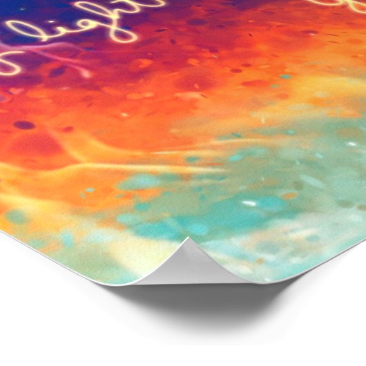 Abstract Flame Poster (Ecke)