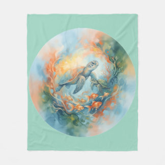 Abstract fleecedecke