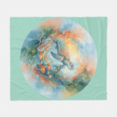 Abstract fleecedecke (Vorderseite (Horizontal))